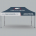 Tentes d'expositions promotionnelles 10x15