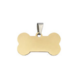 médaille pour chien forme d'os